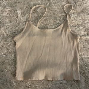 crème tank top